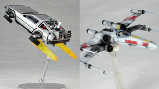 The Vehicles of <i>Star Wars</i> And <i>Back To The Future</i> Will Get Revoltech Toys